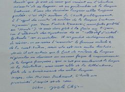 Le Clézio s’engage pour la Charte du Conseil de l’Europe sur les langues régionales.