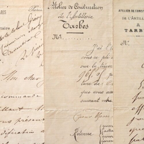 L'atelier d'artillerie de Tarbes se dote d'amorces Canouil.
