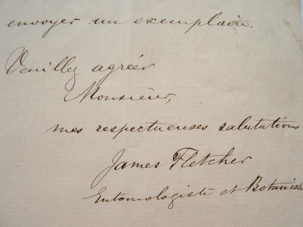 James Fletcher et les insectes nuisibles du Canada.