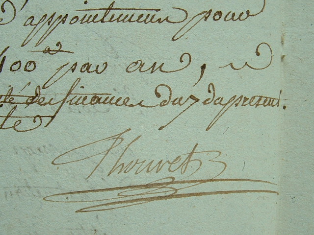 Thouret soutient les garçons de salle de l’Ecole de santé.