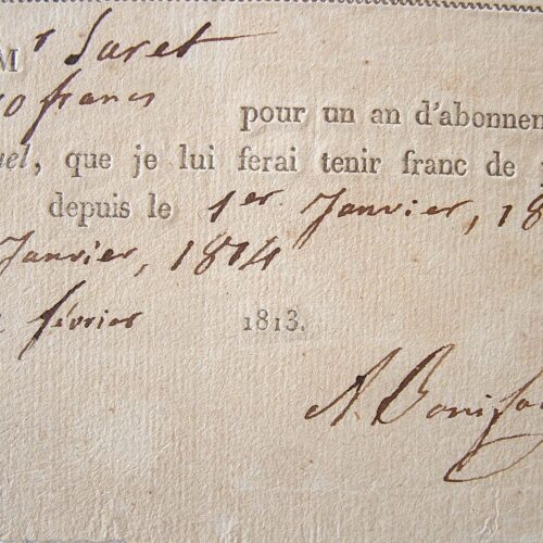 Alexandre Bonifatius. Erhalten gegen ein Abonnement.
