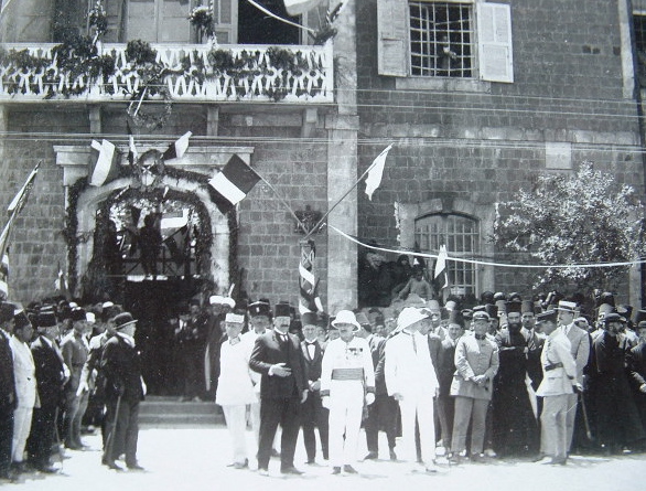 Réception officielle à Homs, en Syrie.