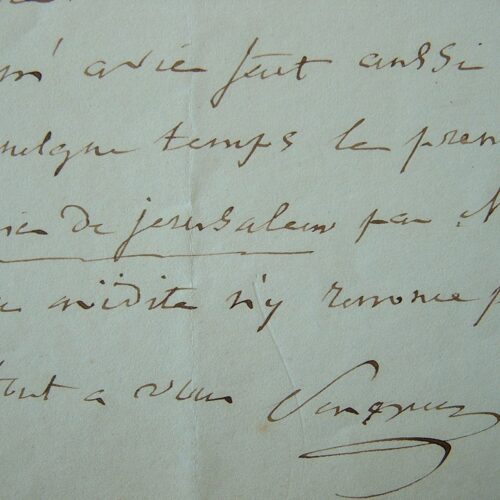 Pasquier. Lettre à Pastoret sur ses publications.