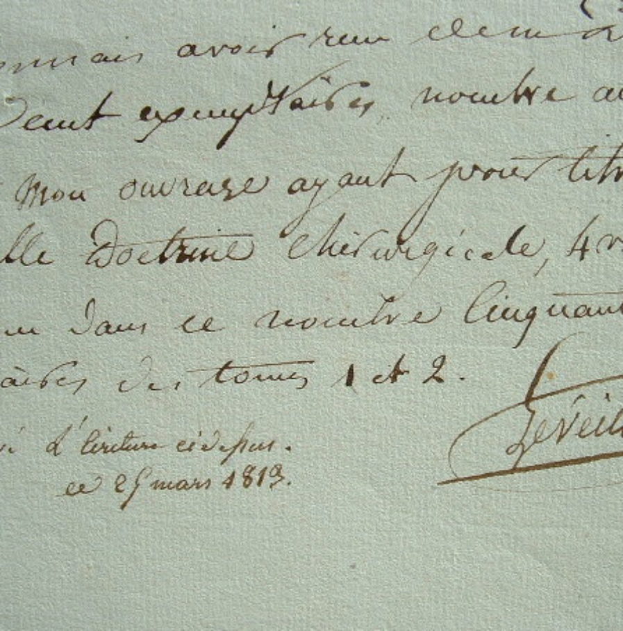 Léveillé publie sa Doctrine chirurgicale.