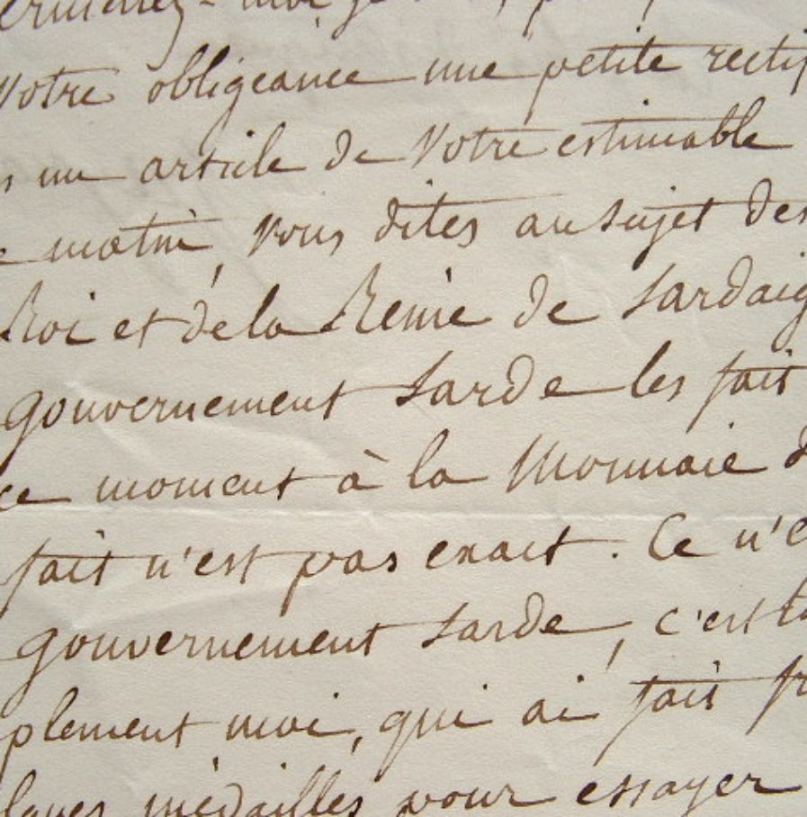 Le graveur en médailles Raymond Gayrard rectifie une erreur.