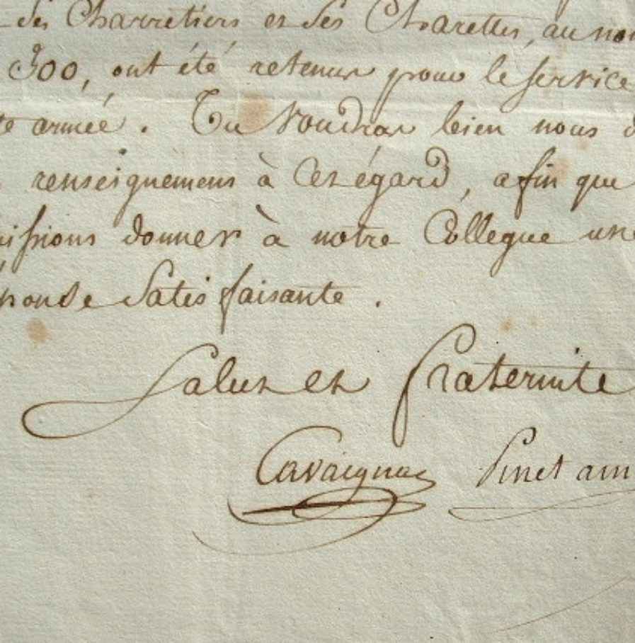 Cavaignac et Pinet, conventionnels en mission dans les Pyrénées.