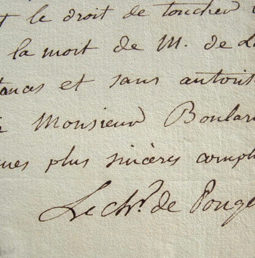 M. Latude et Mme Legros nouent un pacte.