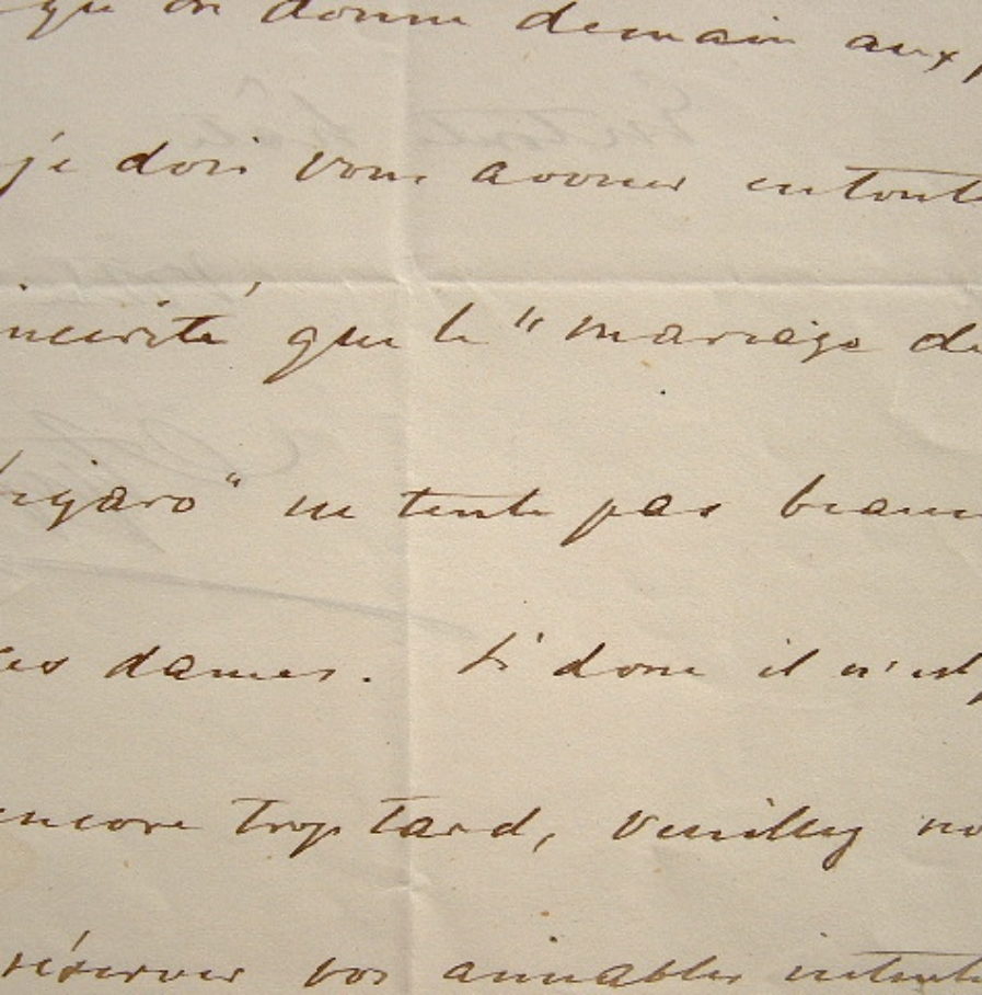 Le comte et la comtesse Apponyi boudent le Mariage de Figaro.