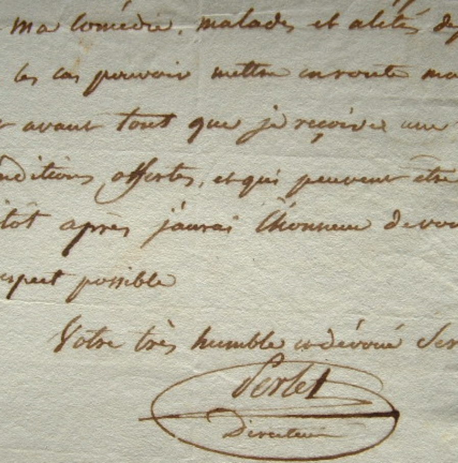 Perlet, directeur du Grand théâtre de Lyon, veut promouvoir son spectacle.