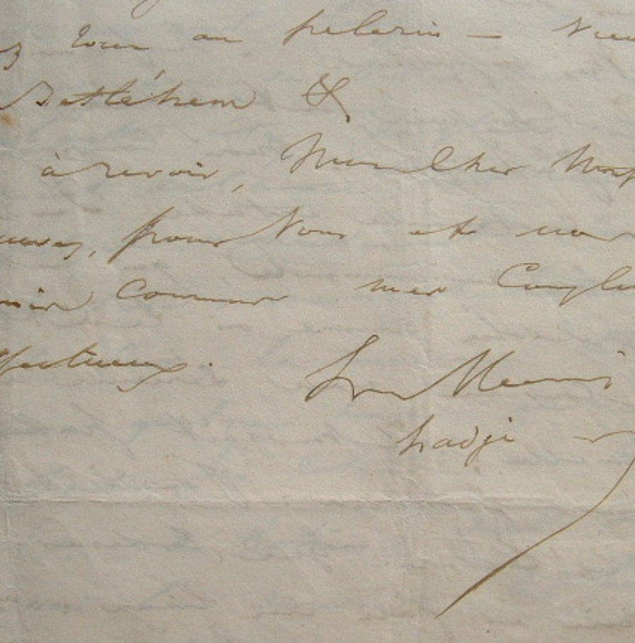 Le voyage à Jérusalem de J. Nicolas Meunier.