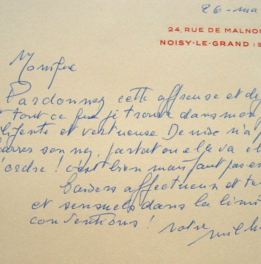 Michel Simon aime le désordre et la sensualité.