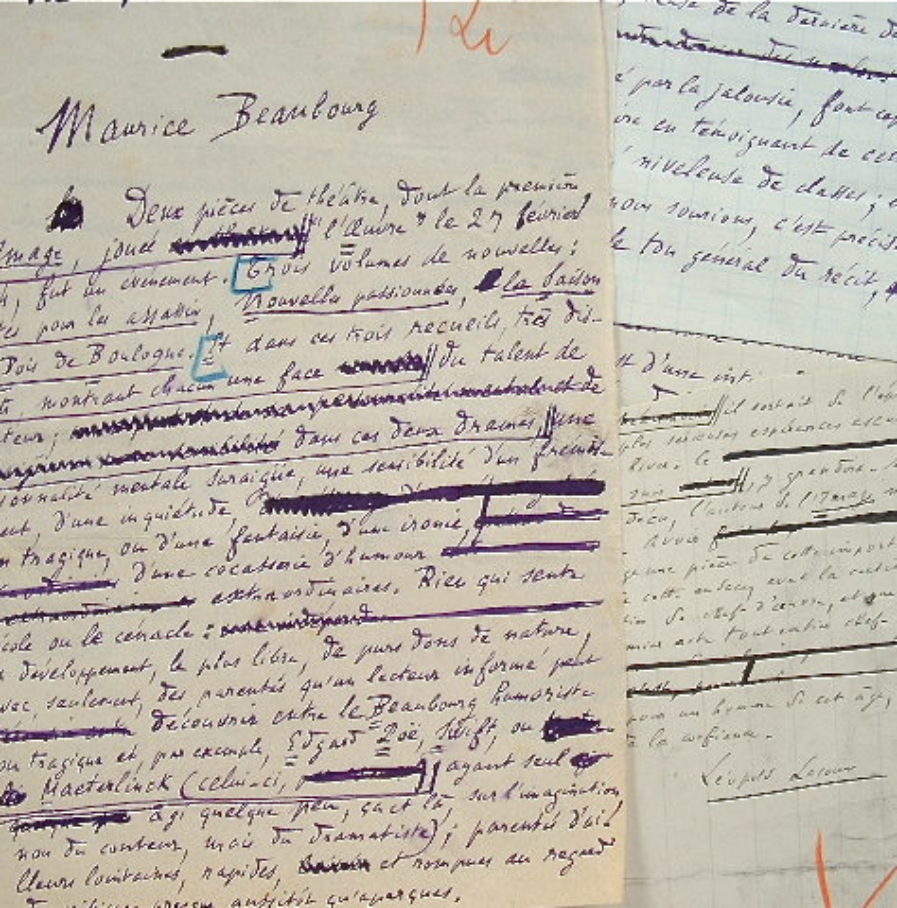 Léopold Lacour défend l’oeuvre sulfureuse de Maurice Beaubourg.