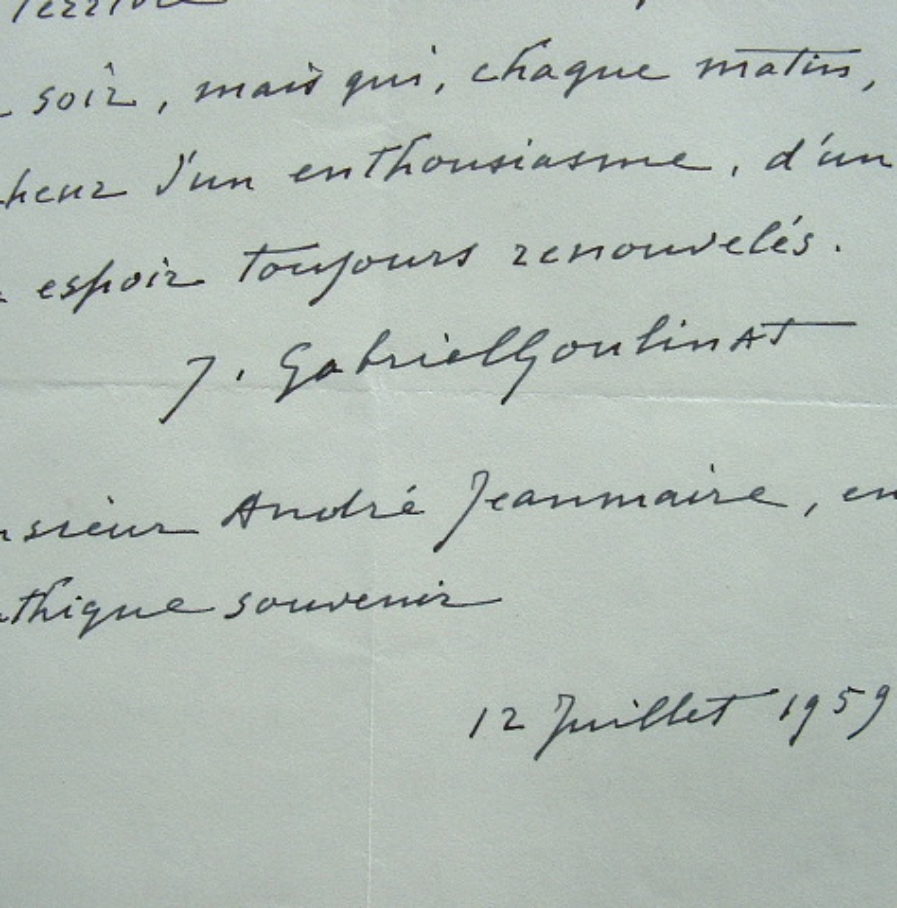 Jean-Gabriel Goulinat, peintre à l’enthousiasme renouvelé.