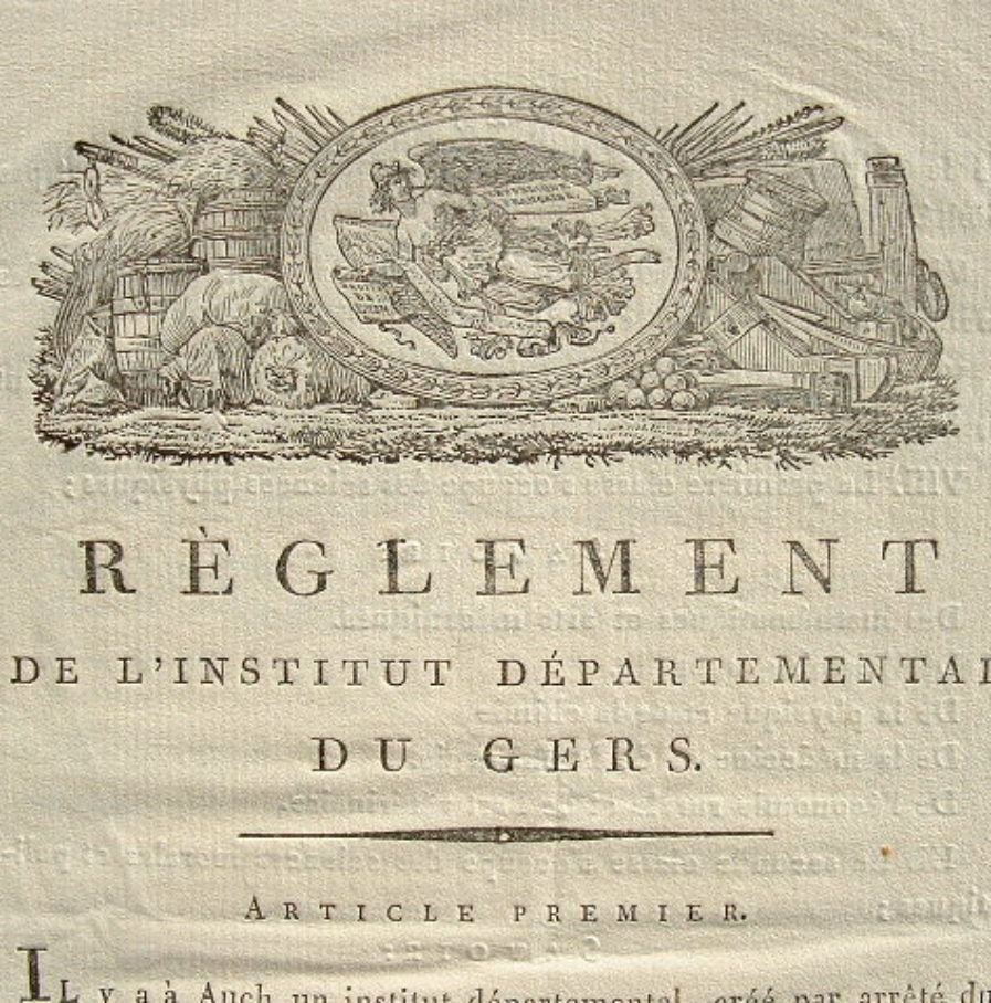 Création de l’Institut départemental du Gers.