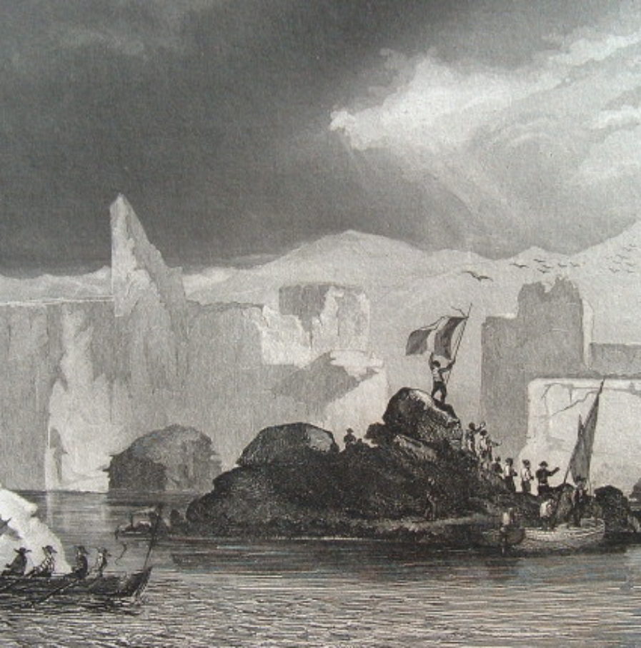 L’une des premières vues de Terre Adélie.