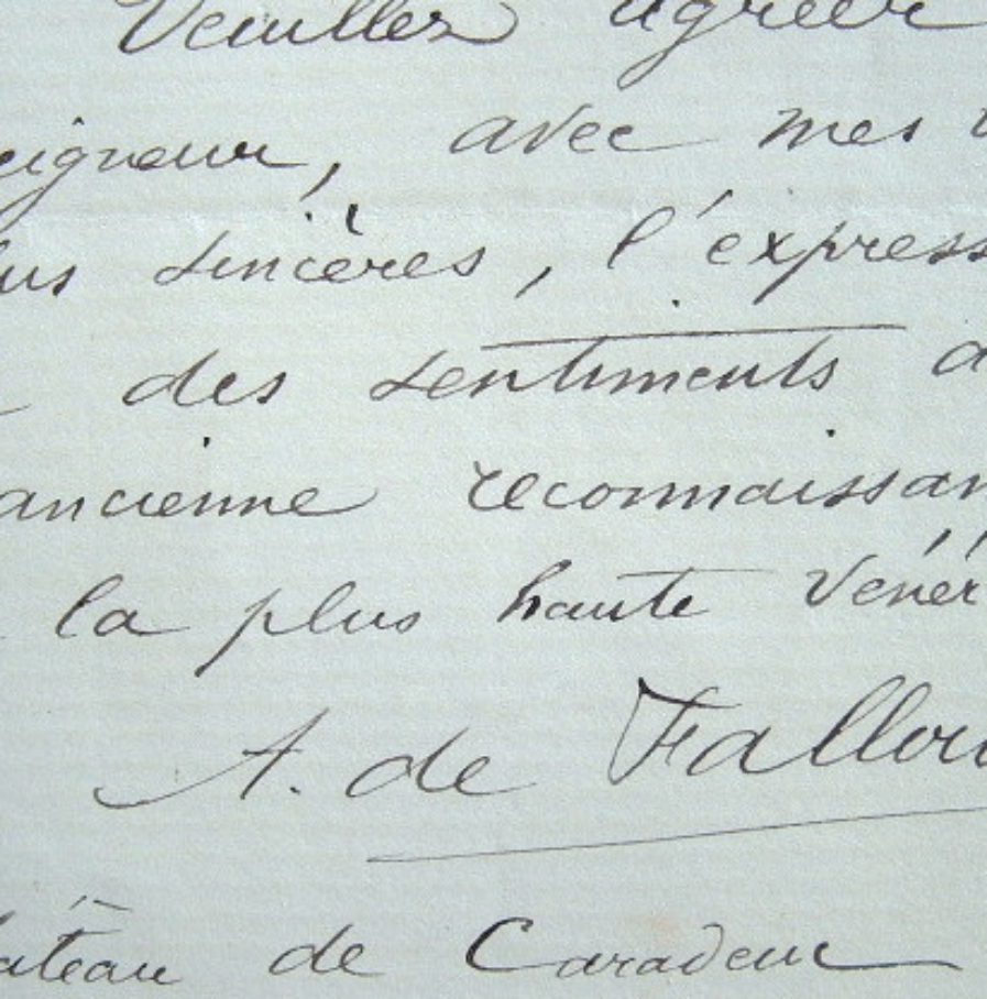 Alfred de Falloux accueille le nouvel évêque de Rennes.