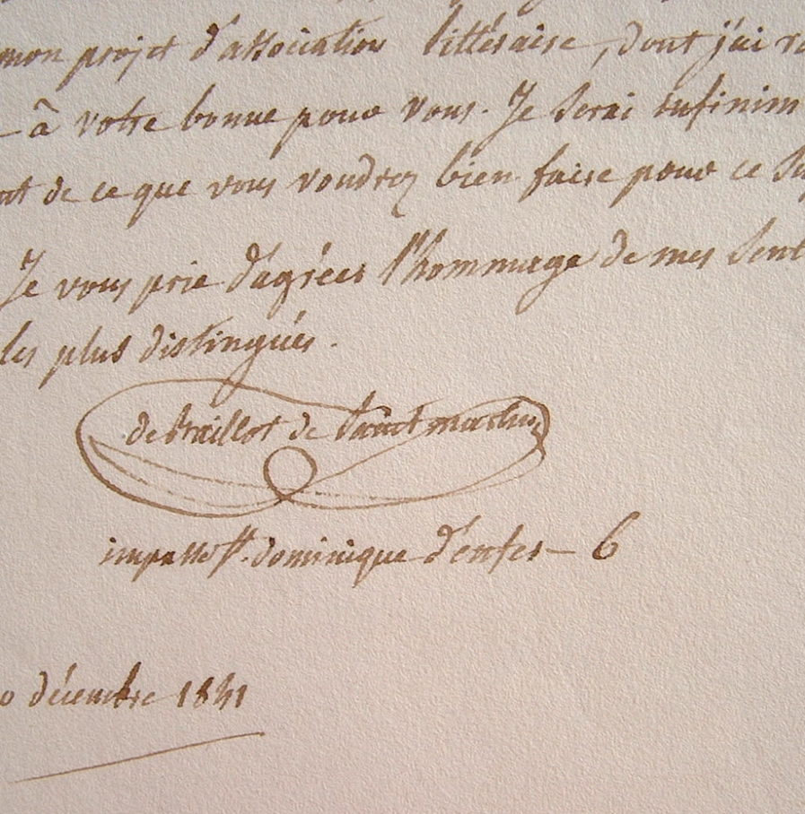 L’agronome Baillot de Saint-Martin projette une association littéraire.