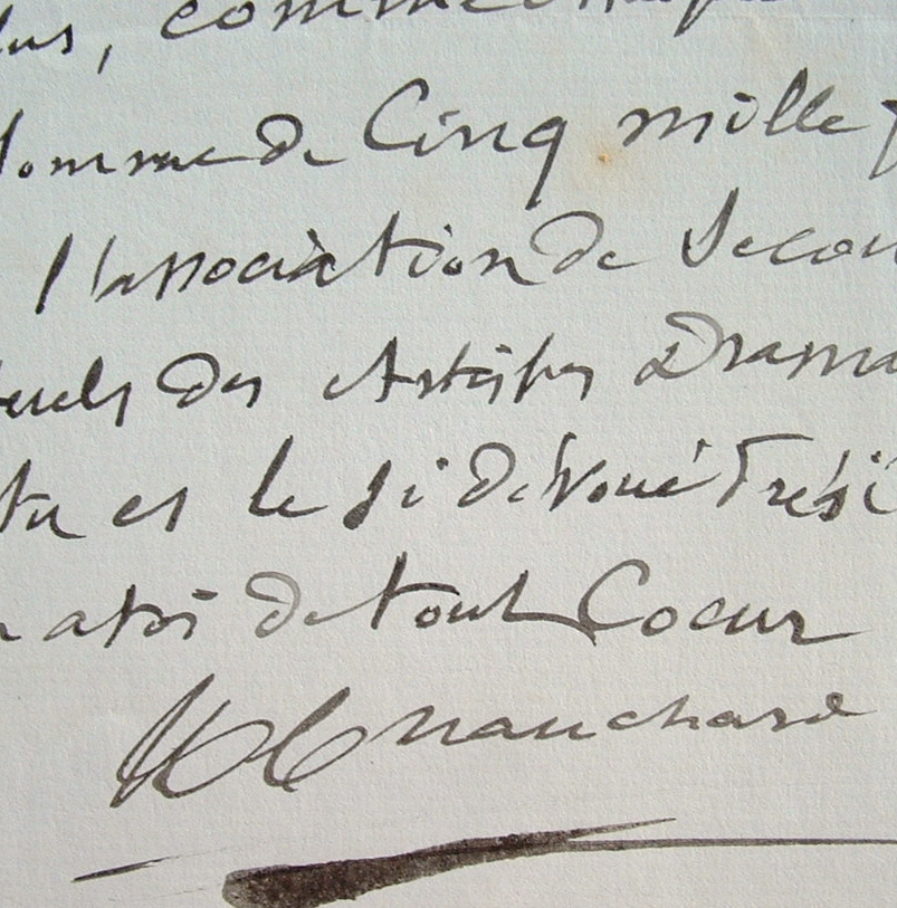 Alfred Chauchard, généreux mécène.