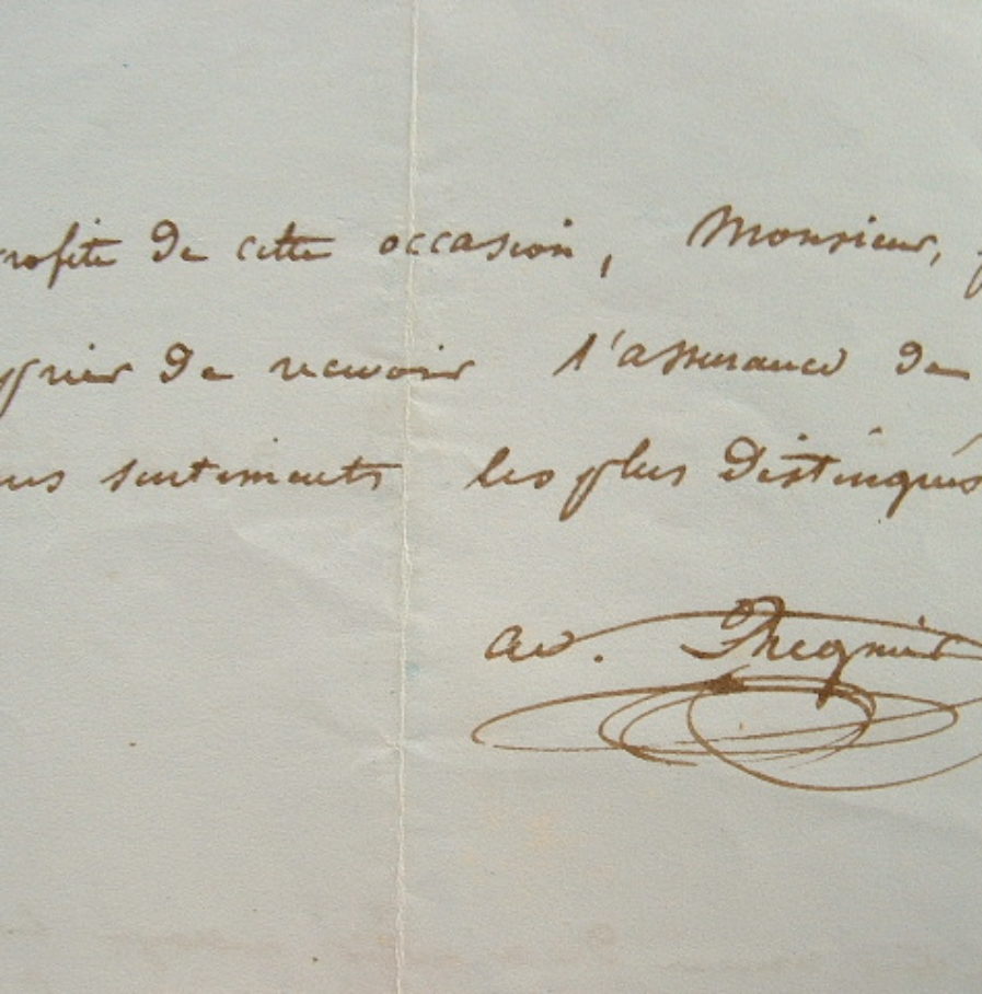 Adolphe Régnier, précepteur du comte de Paris.