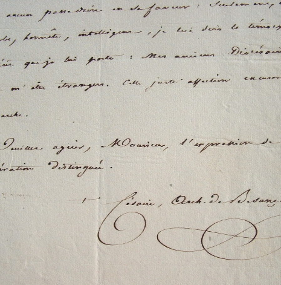 Une intervention du cardinal Mathieu, archevêque de Besançon.