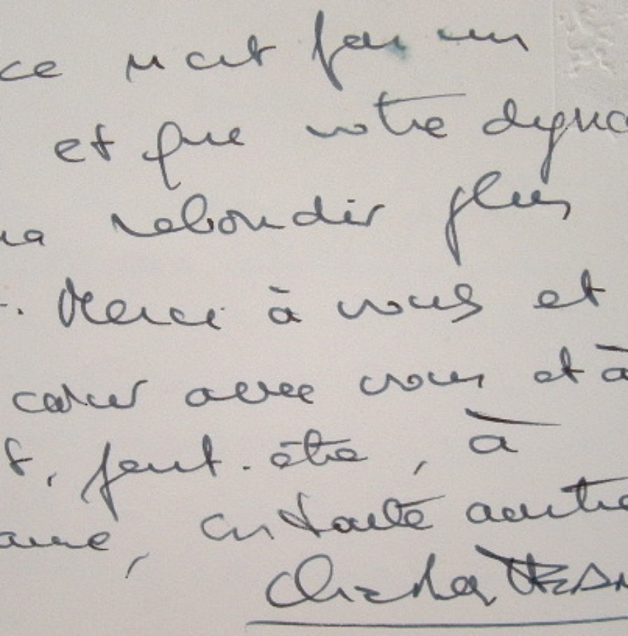 Charles Hernu, élu mais amer.