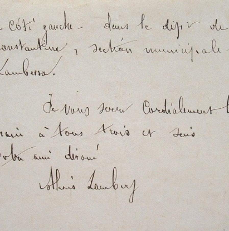 Le député d’Algérie Alexis Lambert dresse un sombre tableau.