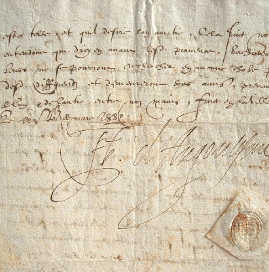 Le gouverneur de Provence, Henri d’Angoulême, arbitre un différend à Apt.