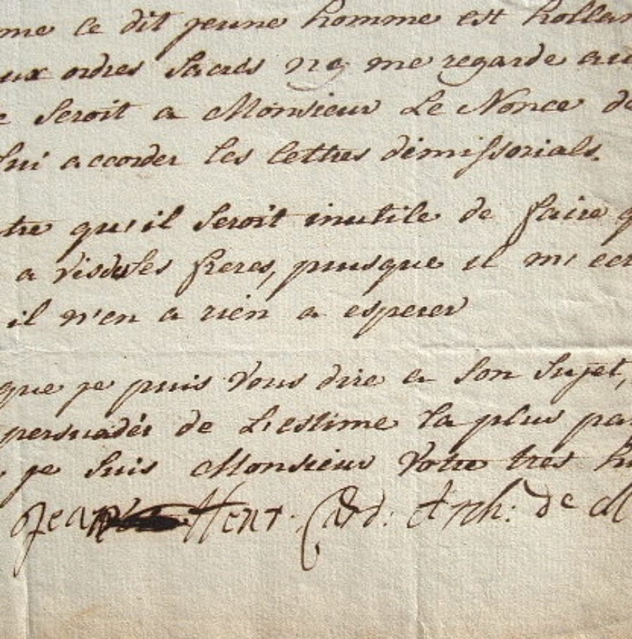 L’archevêque de Malines s’en remet au Seigneur.