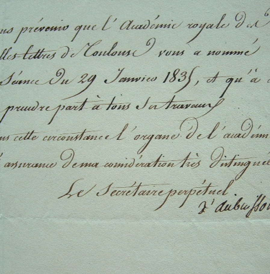 Les sociétés savantes de Toulouse honorent Léonce Guilhaud de Lavergne.
