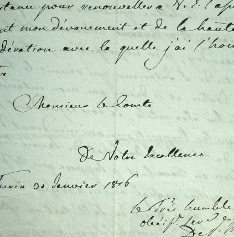 Le comte de Saint-Marsan promet son appui.