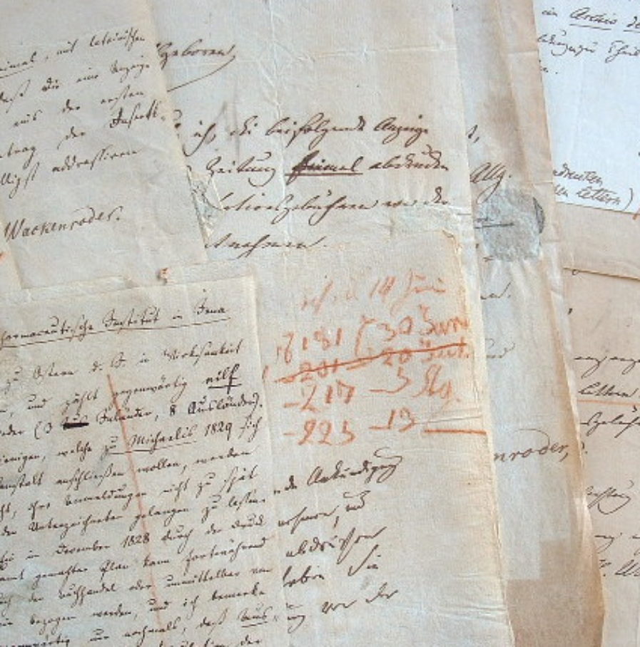 Correspondance du botaniste et chimiste allemand, Wackenroder.