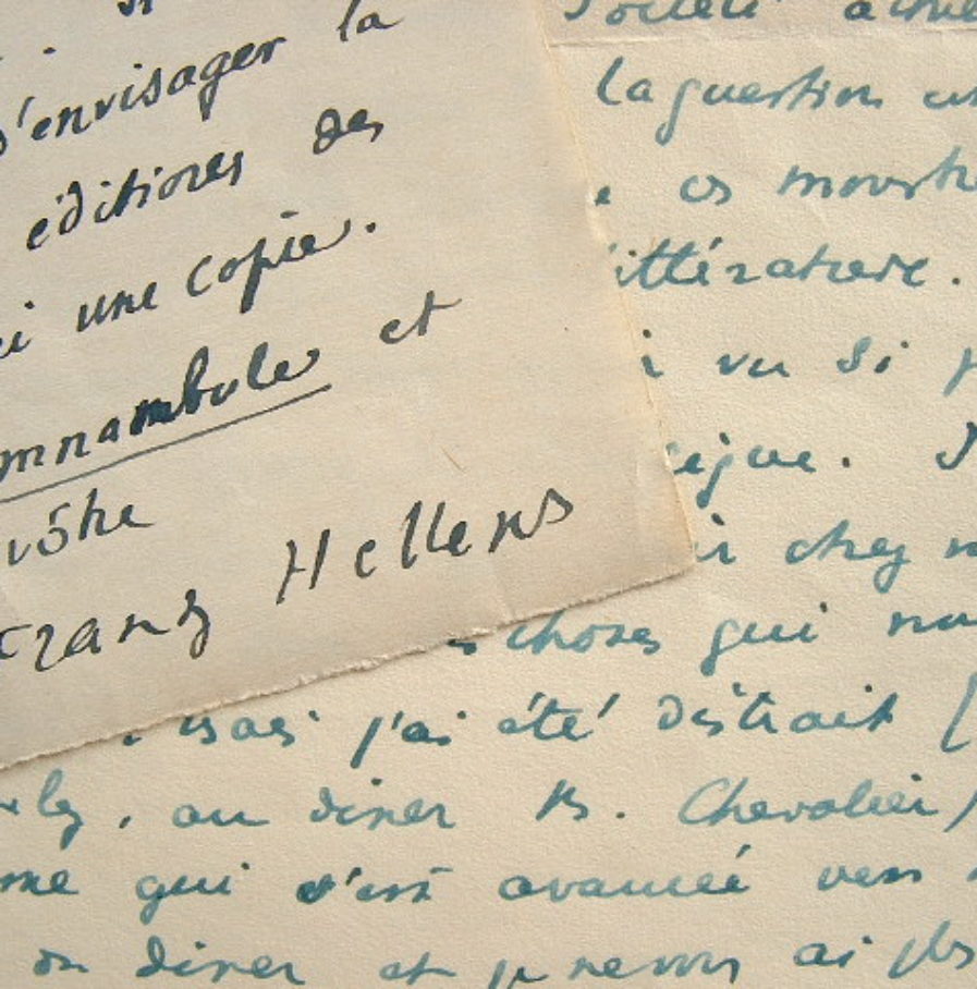 Franz Hellens loue la poésie de Breton, Aragon, Eluard et Tzara.