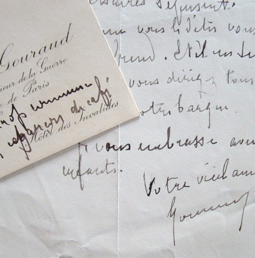 Le général Gouraud croit en la victoire.