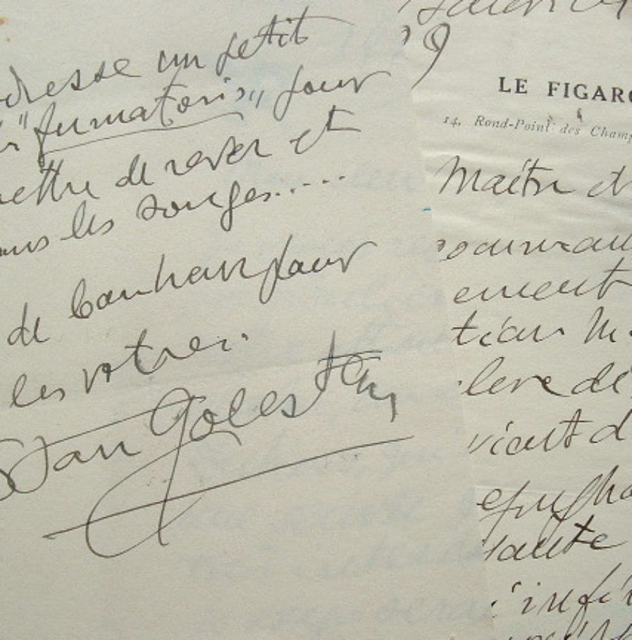 Stan Golestan recommande un élève de Paul Dukas, le compositeur José Rolon.