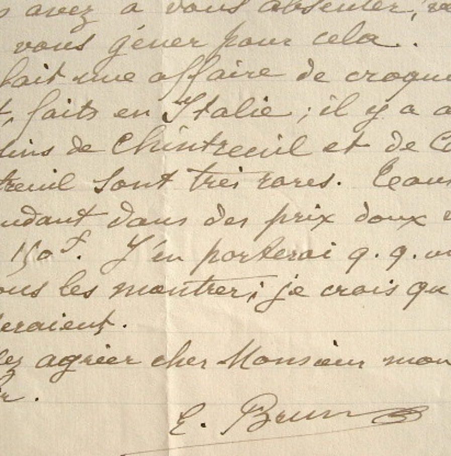 Le peintre du Dauphiné Edouard Brun retrouve des esquisses de Corot.