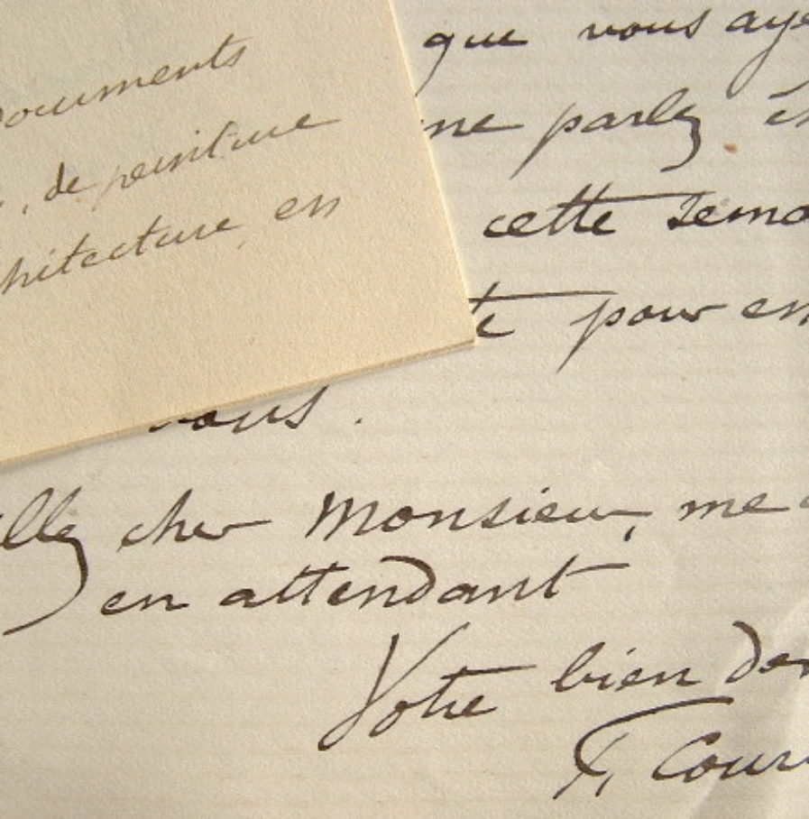 François Courboin réceptionne la collection Armand léguée au Cabinet des estampes.