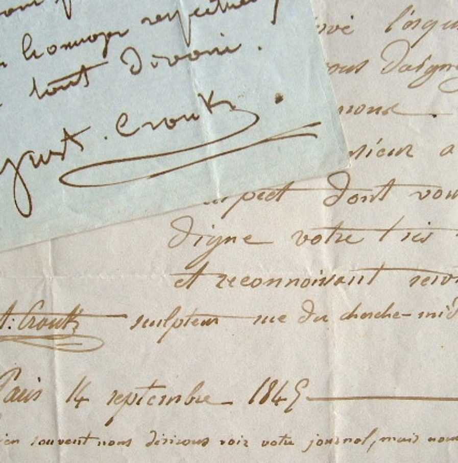 Le sculpteur Gustave Crauk porte-parole de son frère.