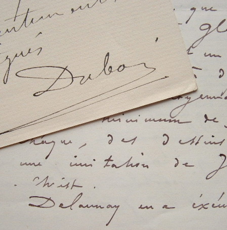 Paul Dubois intervient pour son ami Delaunay.