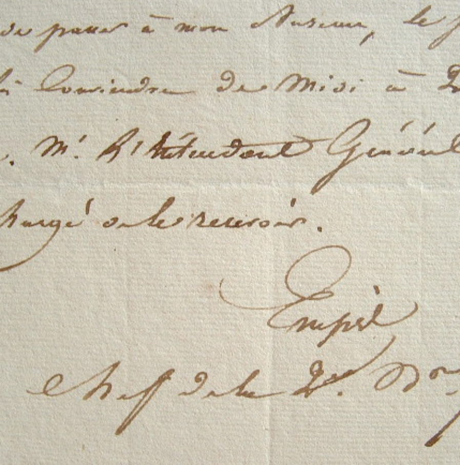 L’académicien Empis administrateur de la Maison du Roi.