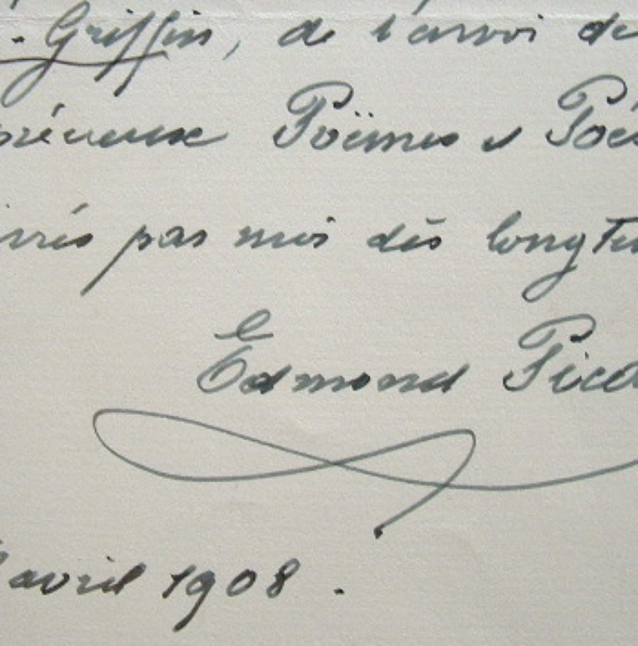 Le sénateur belge Edmond Picard, admirateur de Vielé-Griffin.