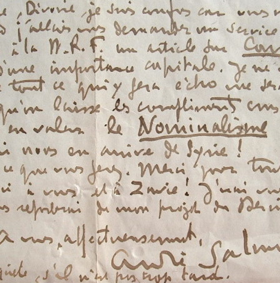 André Salmon très préoccupé par la sortie de Carreaux en Librairie.