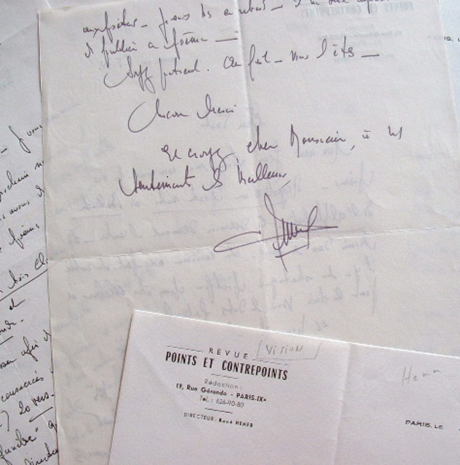 La revue Points et Contrepoints publie ses derniers poèmes.