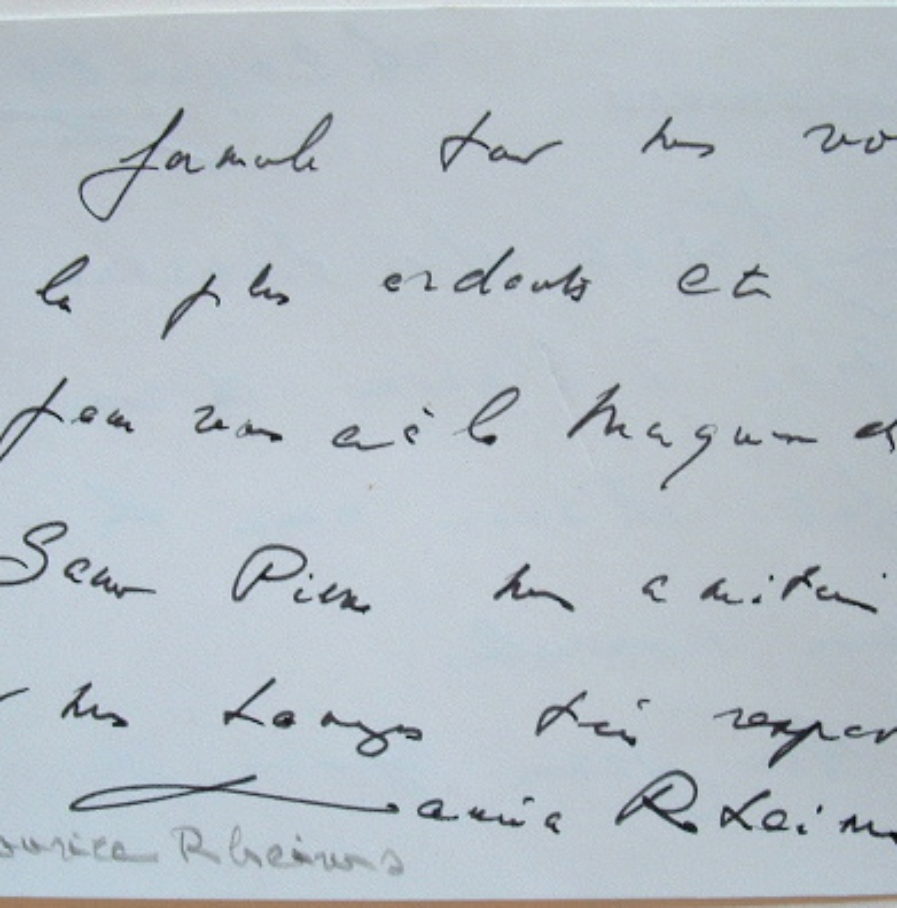 Maurice Rheims prend des nouvelles de Michel de Saint-Pierre.