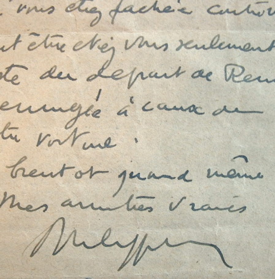 Philippe Soupault renoue le contact avec Gisèle Freund.