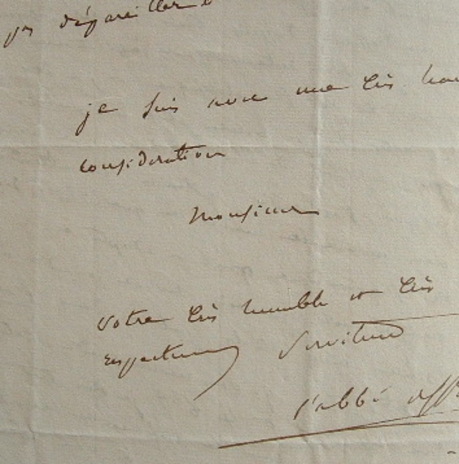 Mgr Affre, plume de l’archevêque de Paris.