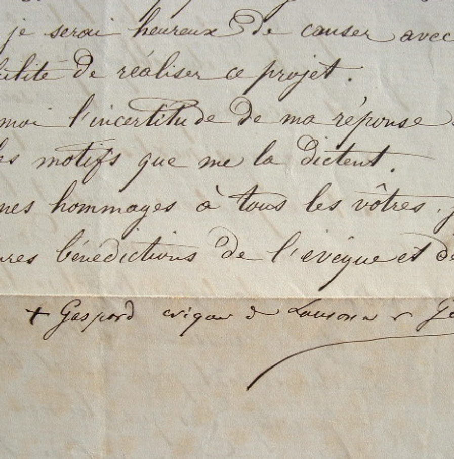 Mgr Mermillod donne son sentiment sur les mariages mixtes.