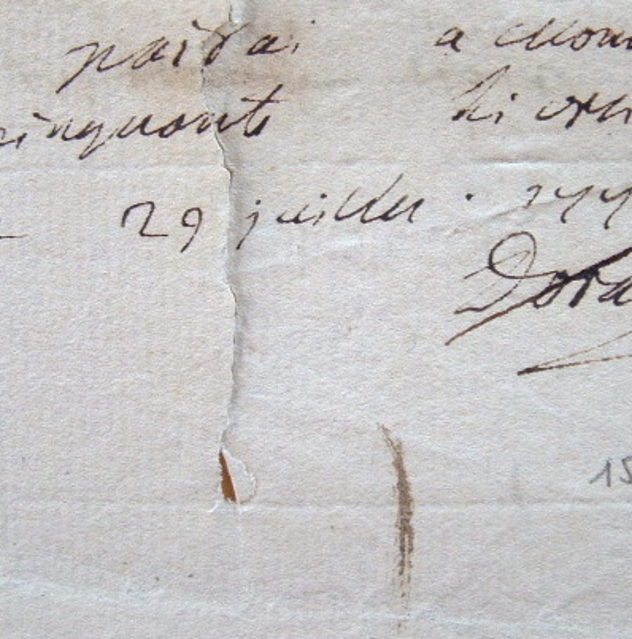 Claude Joseph Dorat promet de régler sa dette.