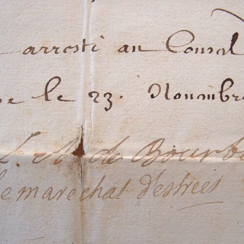 Le comte de Toulouse et le Maréchal d'Estrées au Conseil de Marine.