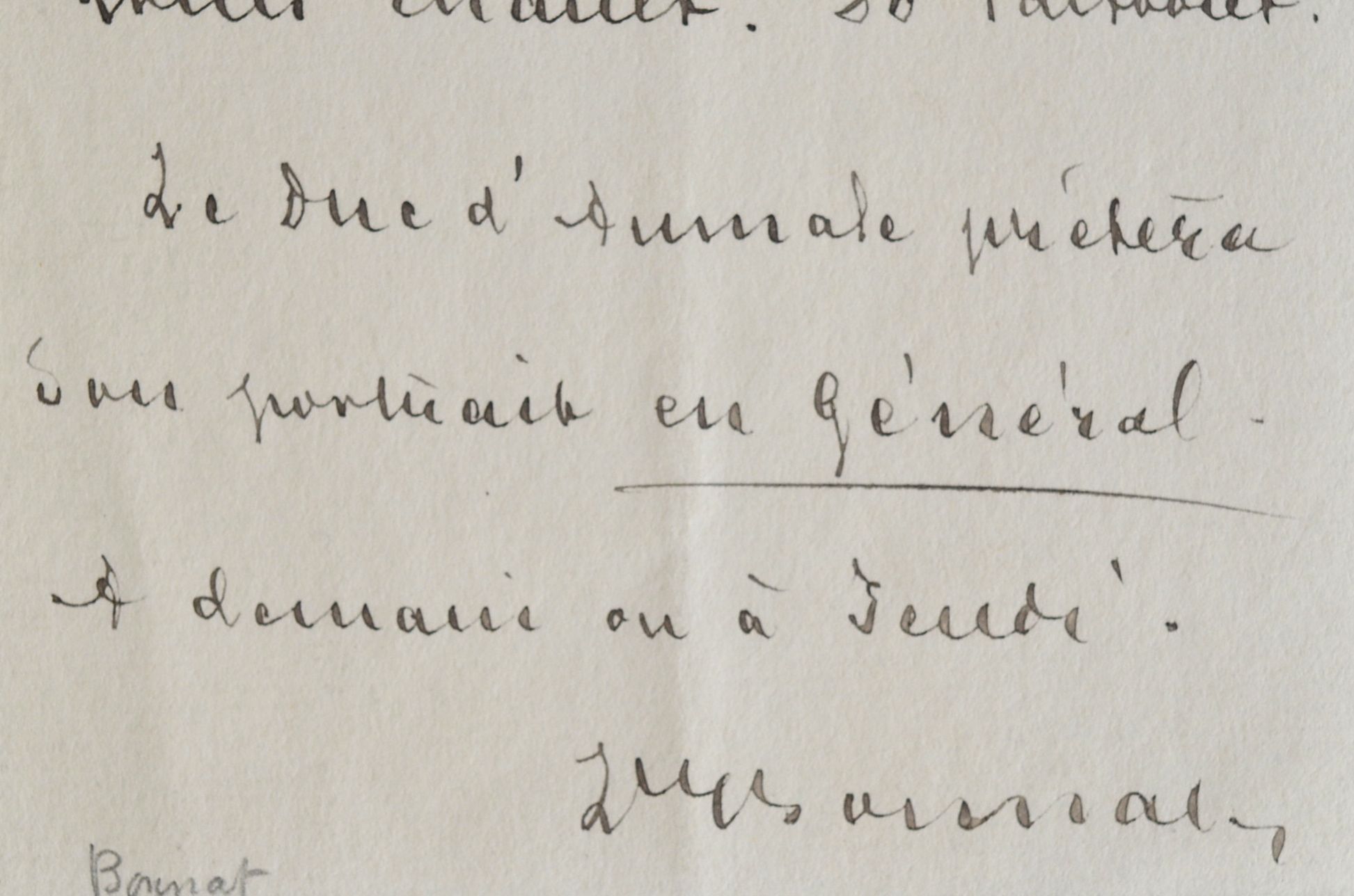 Léon Bonnat propose Pasteur et Delaborde.