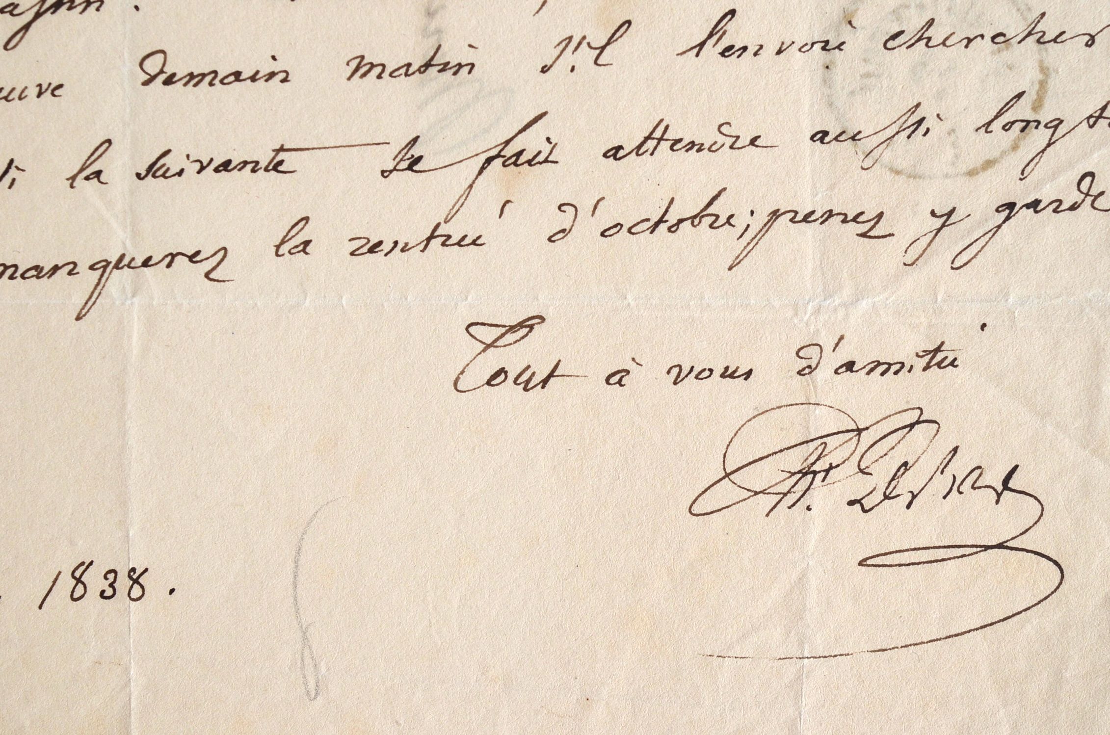 L’épigraphiste Philippe Le Bas ironise sur son imprimeur.